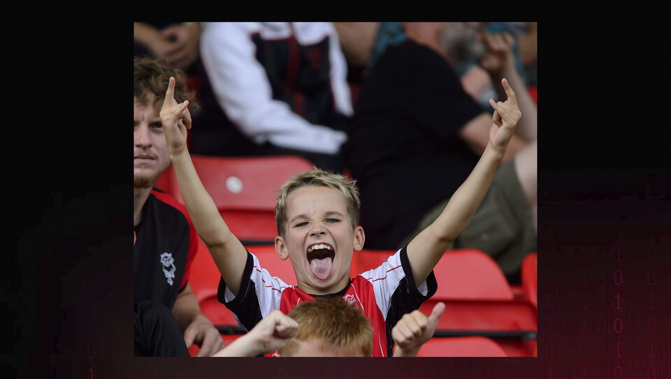 Fans enjoy Lincoln City v West Bromwich Albion
