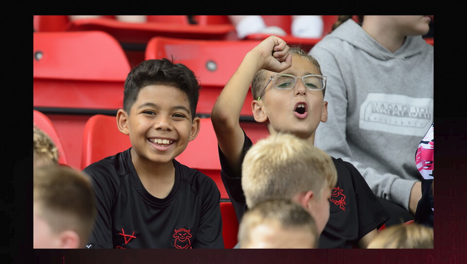 Fans enjoy Lincoln City v West Bromwich Albion