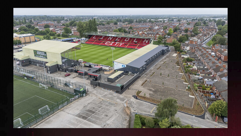 Action from Lincoln City v West Bromwich Albion
