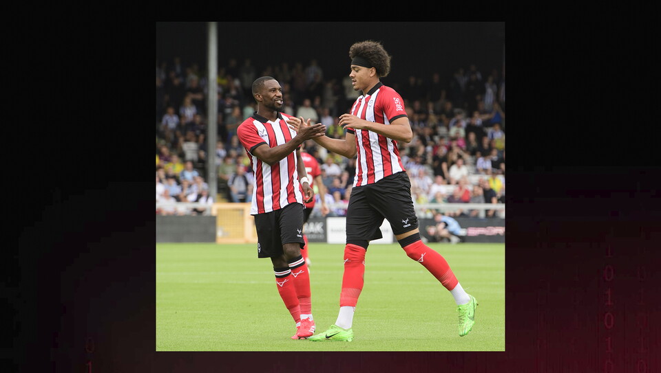 Action from Lincoln City v West Bromwich Albion