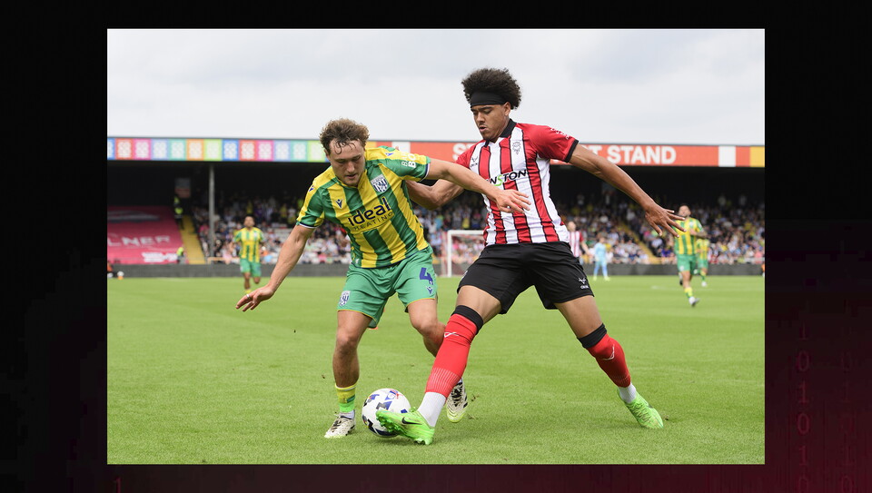 Action from Lincoln City v West Bromwich Albion