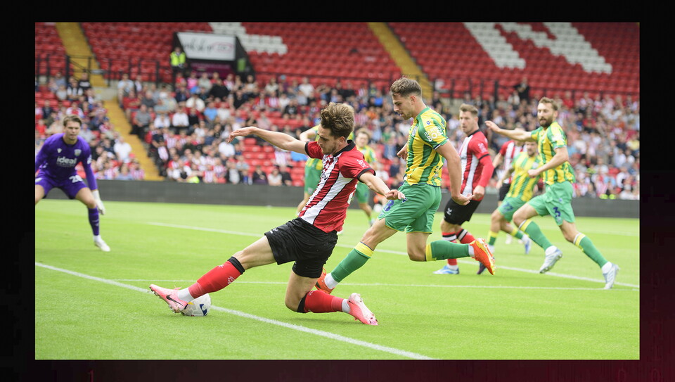 Action from Lincoln City v West Bromwich Albion