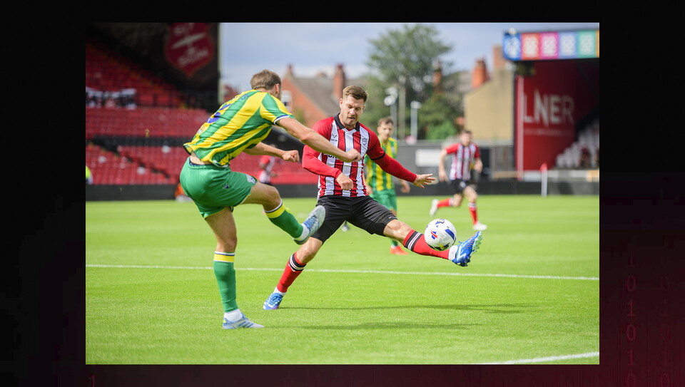 Action from Lincoln City v West Bromwich Albion