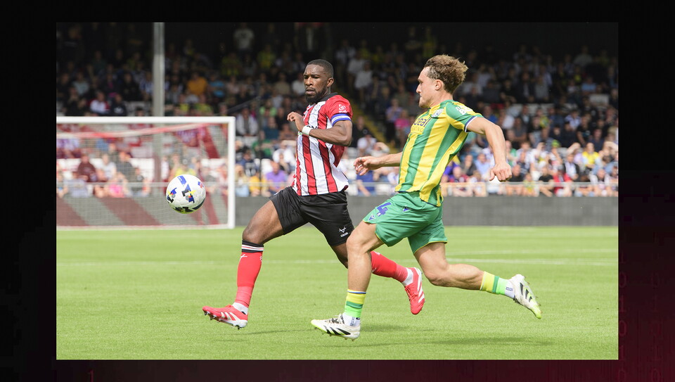 Action from Lincoln City v West Bromwich Albion