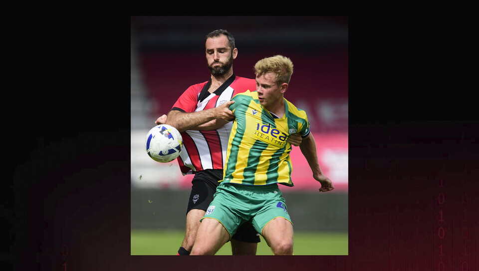 Action from Lincoln City v West Bromwich Albion