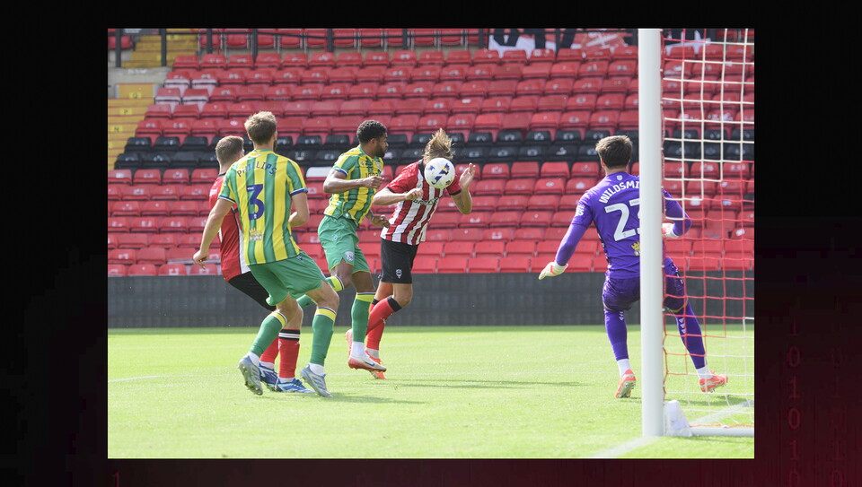 Action from Lincoln City v West Bromwich Albion