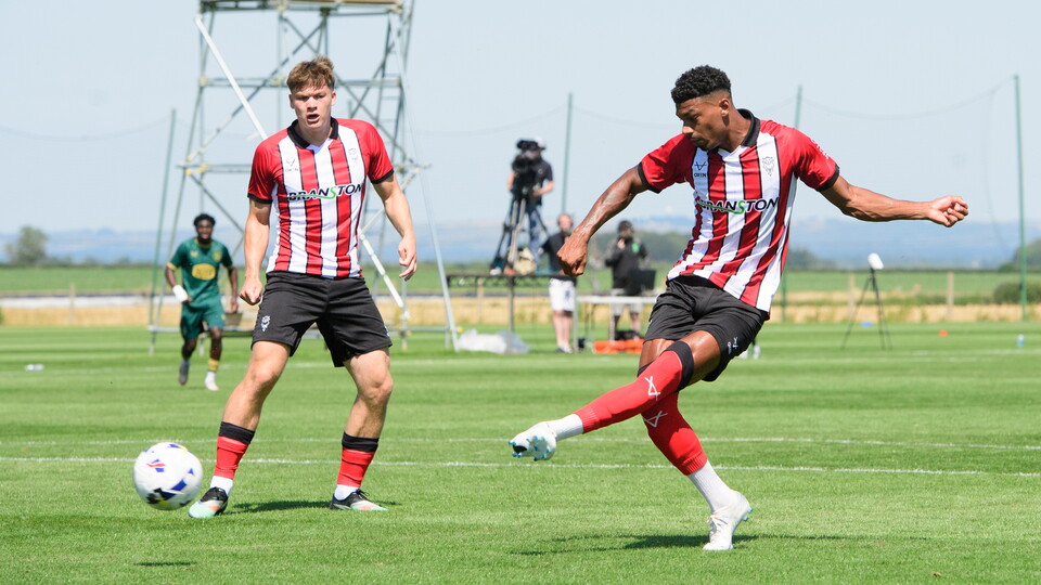 City's pre-season preparations continued with a friendly against Huddersfield Town.