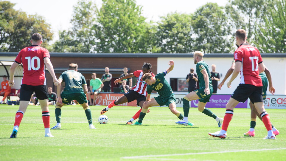 City's pre-season preparations continued with a friendly against Huddersfield Town.