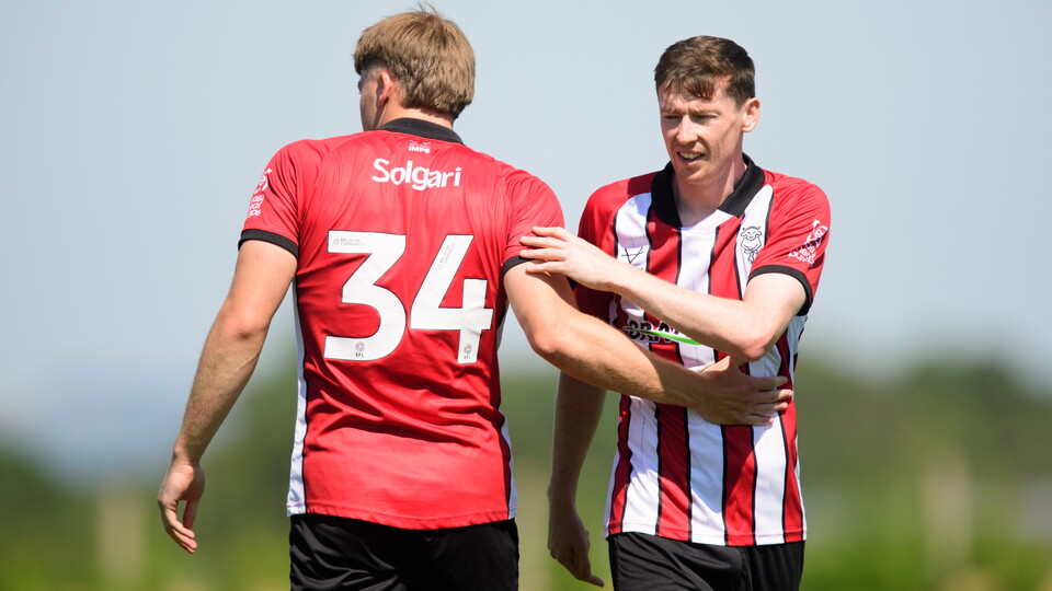 City's pre-season preparations continued with a friendly against Huddersfield Town.