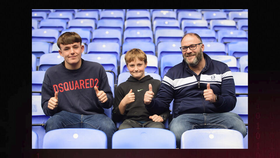 A fan photo from City's 1-1 away draw at Bolton Wanderers.