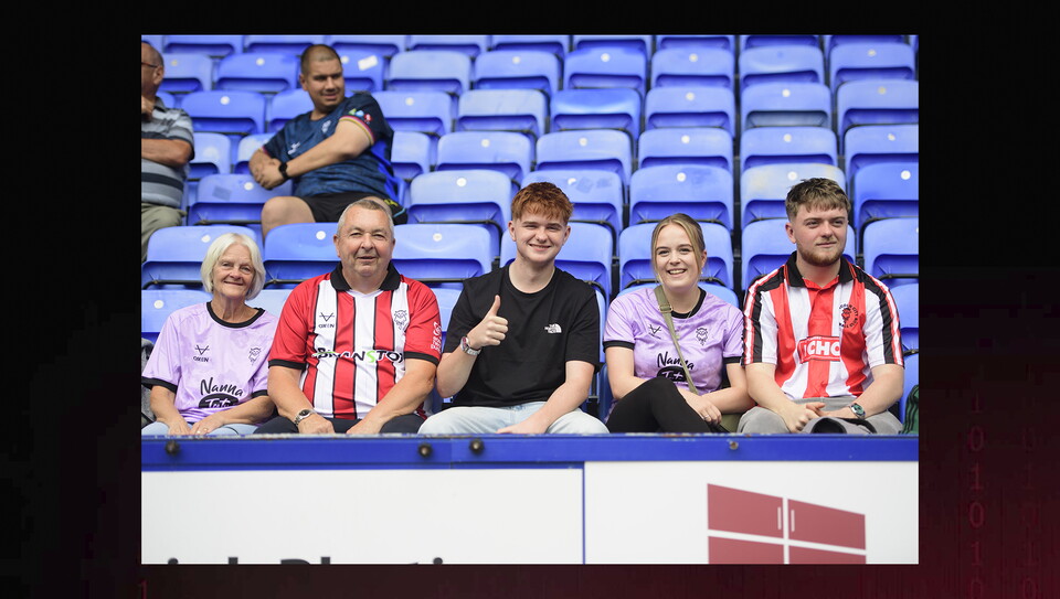 A fan photo from City's 1-1 away draw at Bolton Wanderers.