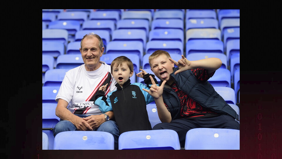 A fan photo from City's 1-1 away draw at Bolton Wanderers.