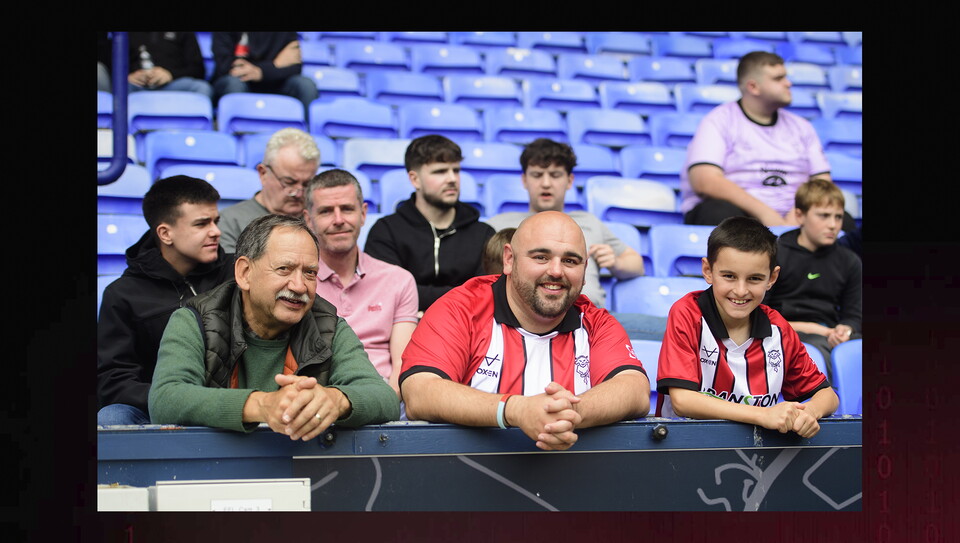 A fan photo from City's 1-1 away draw at Bolton Wanderers.