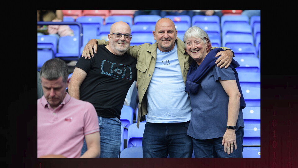 A fan photo from City's 1-1 away draw at Bolton Wanderers.