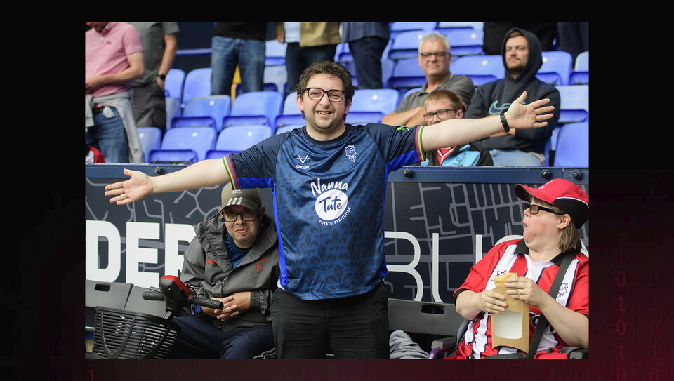 A fan photo from City's 1-1 away draw at Bolton Wanderers.