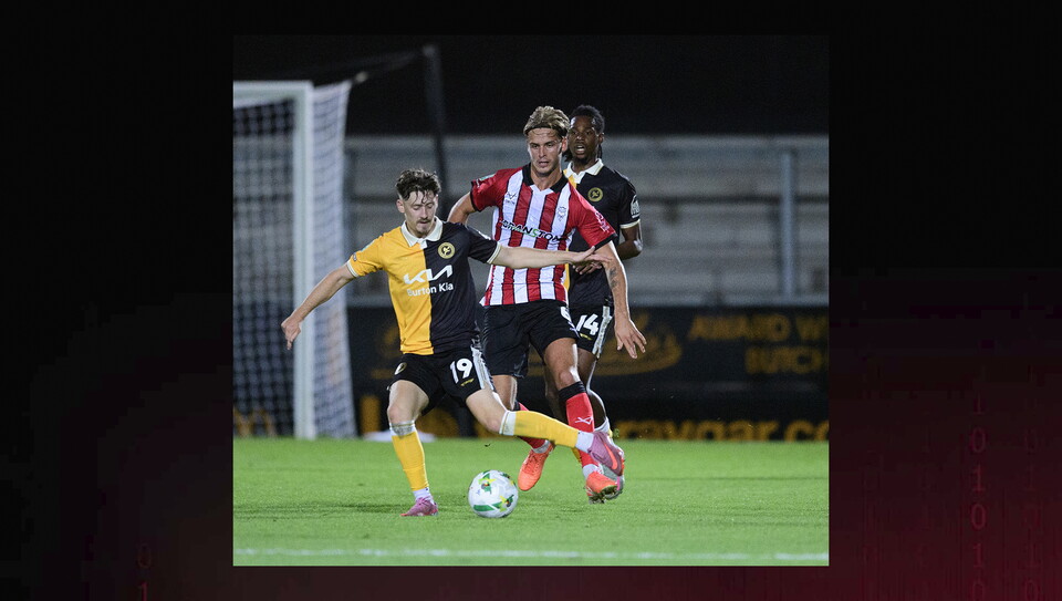 A match image from City's away Carabao Cup first round win at Burton Albion