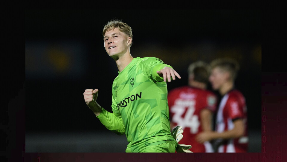 A match image from City's away Carabao Cup first round win at Burton Albion