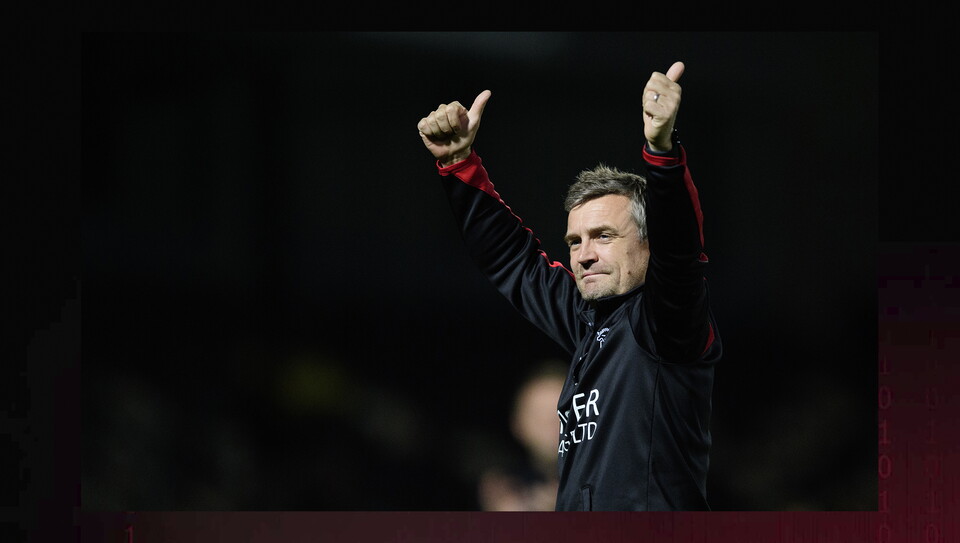 A match image from City's away Carabao Cup first round win at Burton Albion