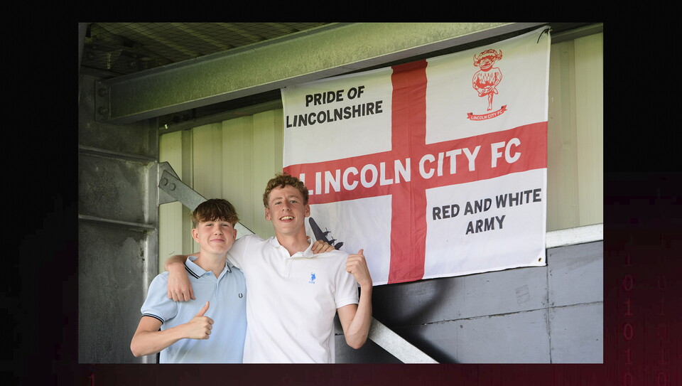 A fans image from City's 3-1 away win at Harrogate Town