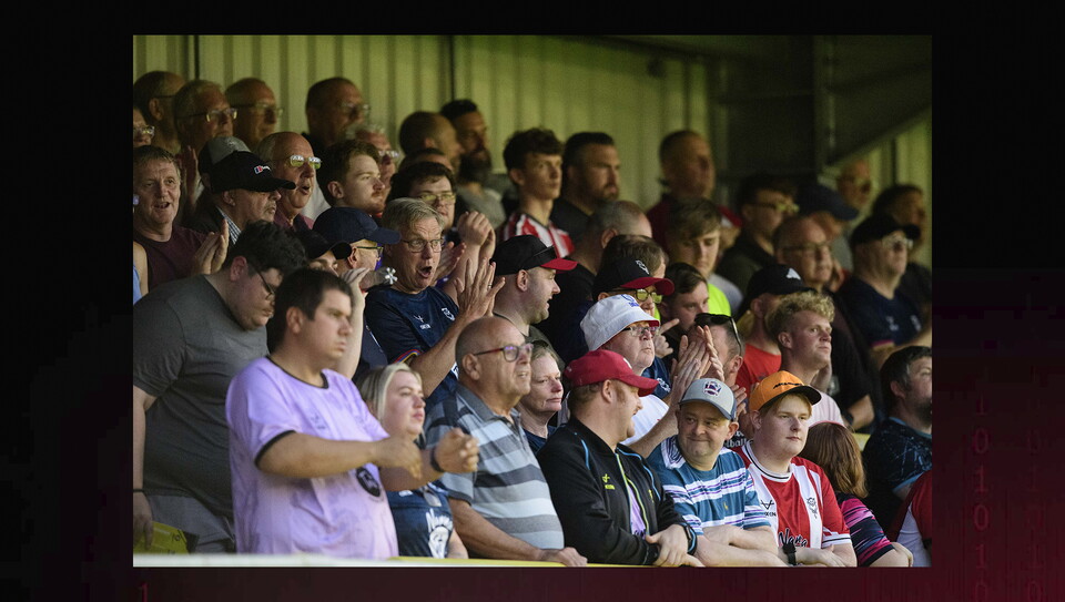 A fans image from City's 3-1 away win at Harrogate Town