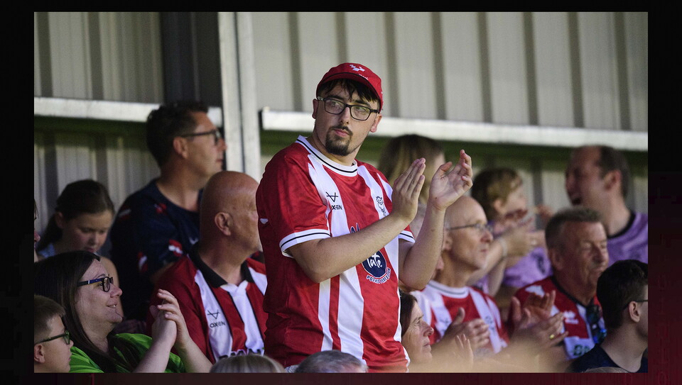 A fans image from City's 3-1 away win at Harrogate Town
