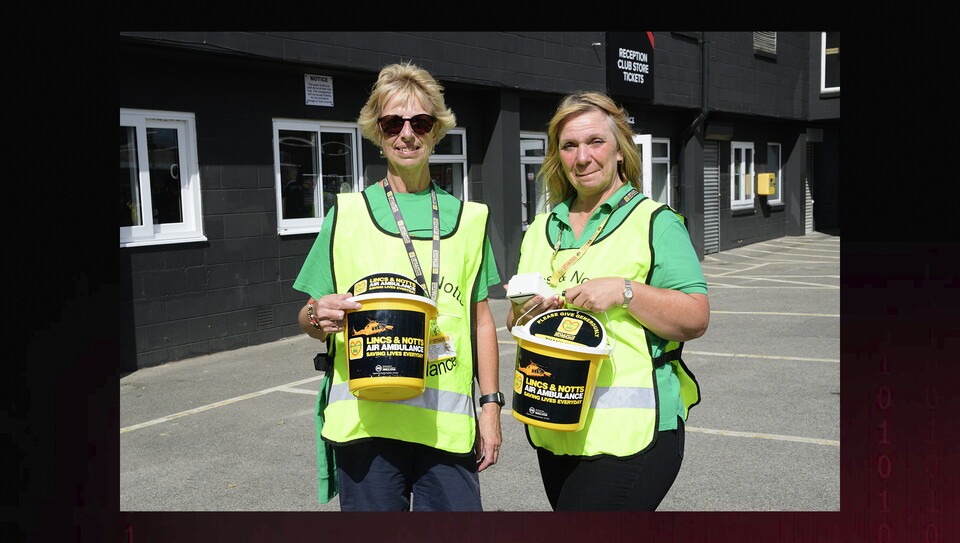 A fans image from City's home game against Mansfield Town.