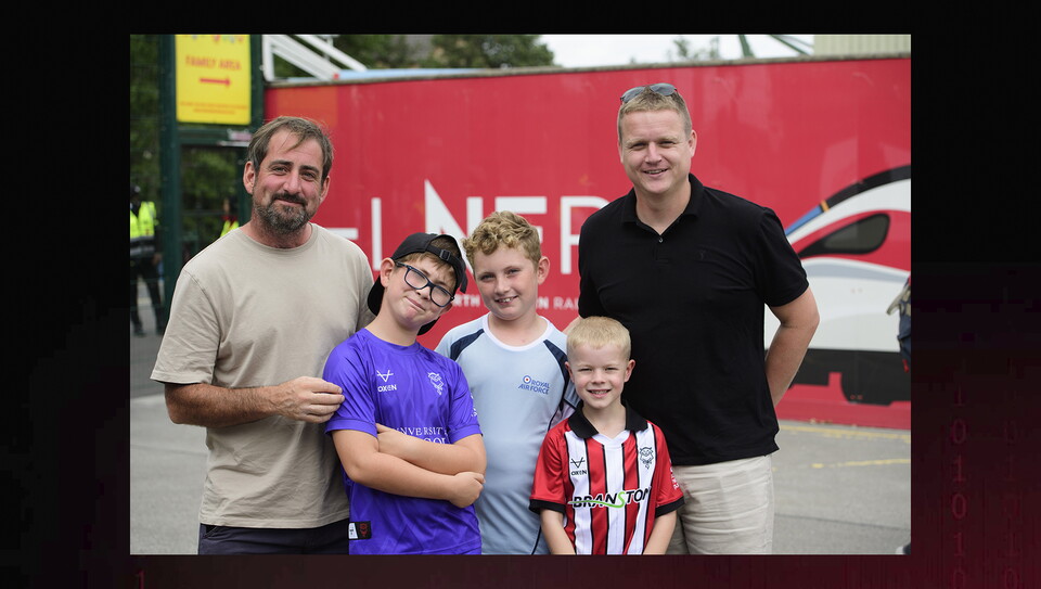 A fans image from City's home game against Mansfield Town.