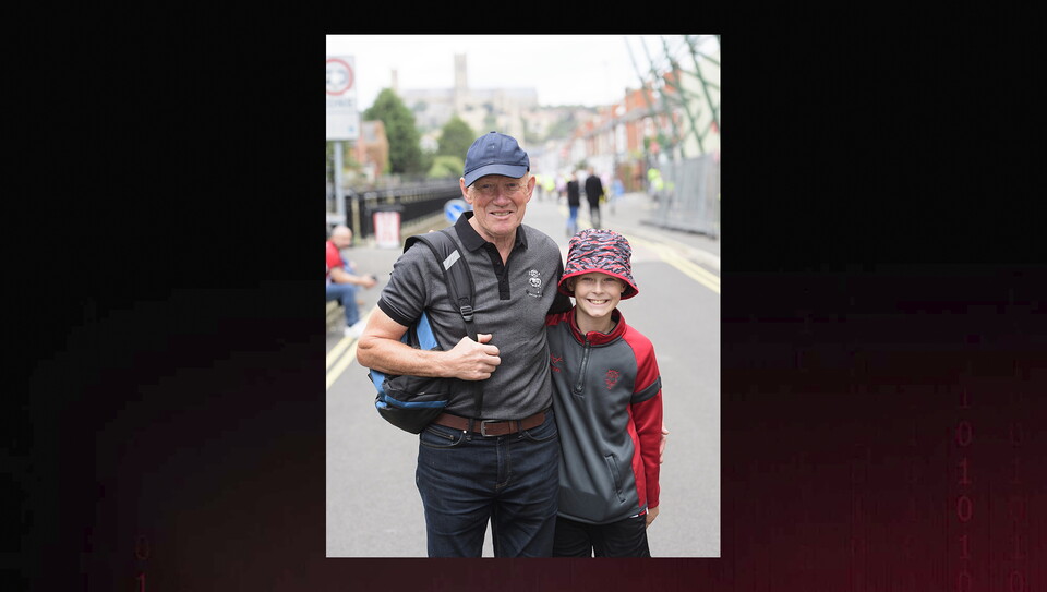 A fans image from City's home game against Mansfield Town.