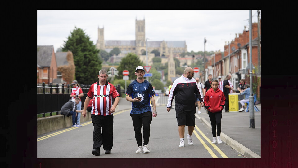 A fans image from City's home game against Mansfield Town.