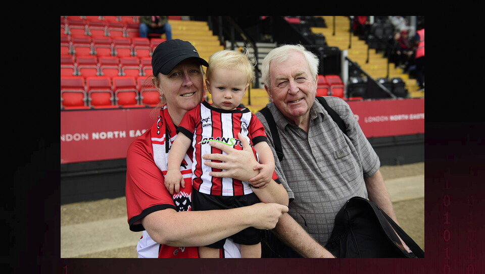 A fans image from City's home game against Mansfield Town.