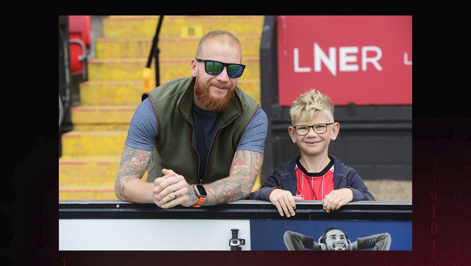 A fans image from City's home game against Mansfield Town.