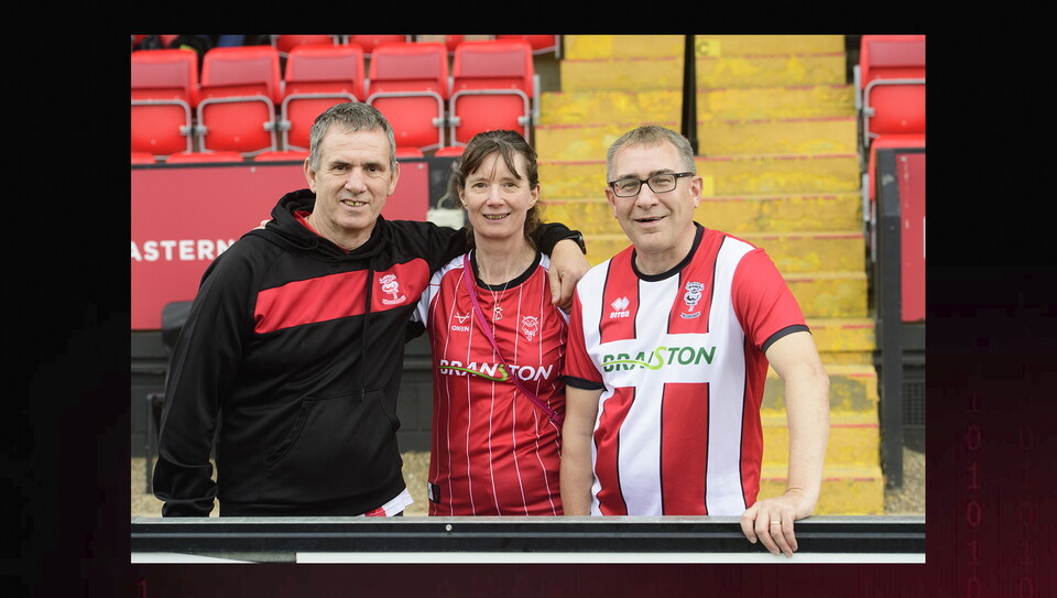A fans image from City's home game against Mansfield Town.