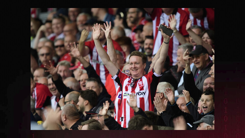 A fans image from City's home game against Mansfield Town.
