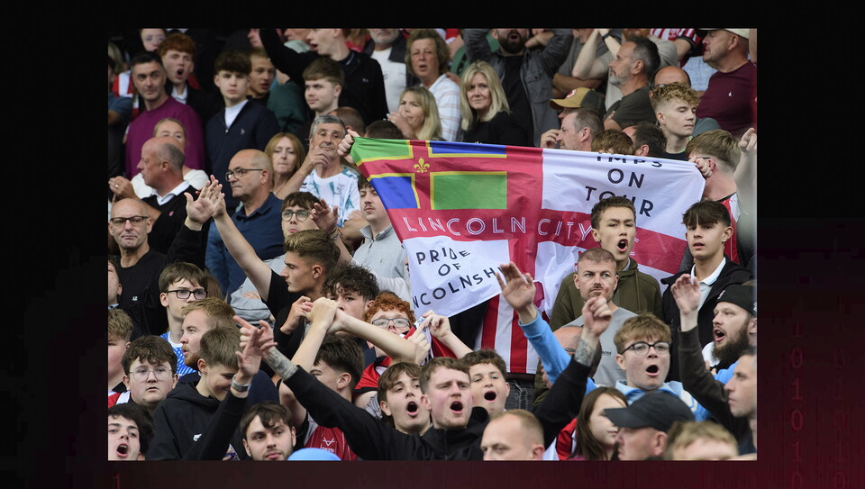 A fans image from City's home game against Mansfield Town.