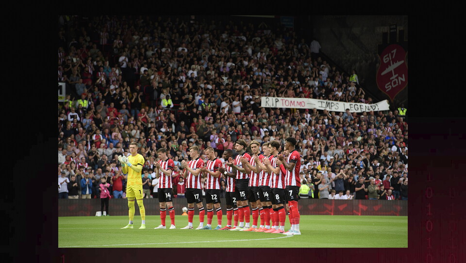 A match action image from City's home game against Mansfield Town.