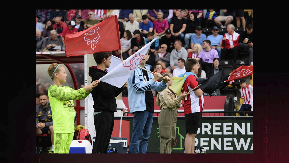 A matchday experience photo from City v Mansfield Town