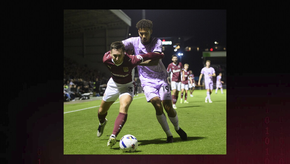 A match action image from City's away win at Northampton