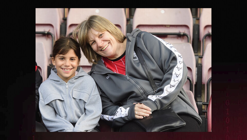 A fan image from City's away win at Northampton Town