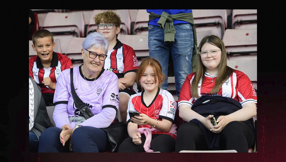 A fan image from City's away win at Northampton Town