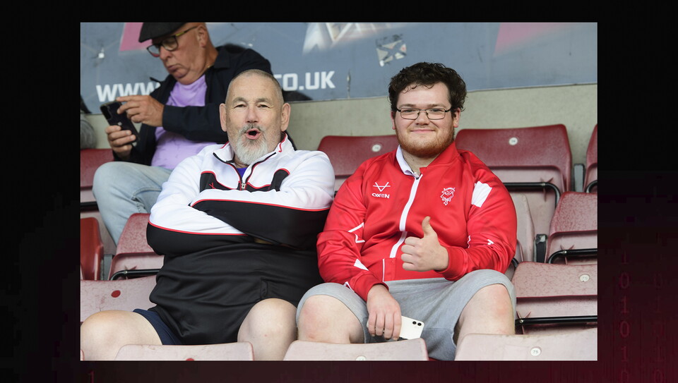 A fan image from City's away win at Northampton Town