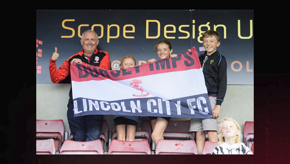 A fan image from City's away win at Northampton Town