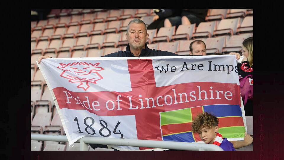 A fan image from City's away win at Northampton Town