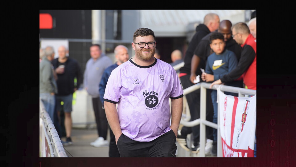 A fan image from City's away win at Northampton Town