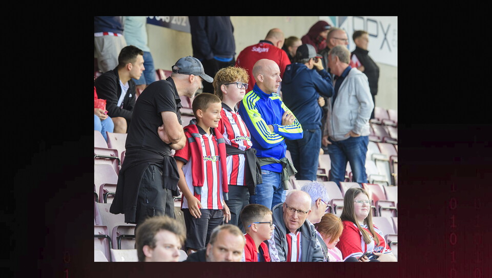 A fan image from City's away win at Northampton Town