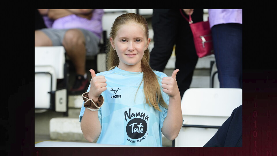 A fan image from City's away win at Northampton Town