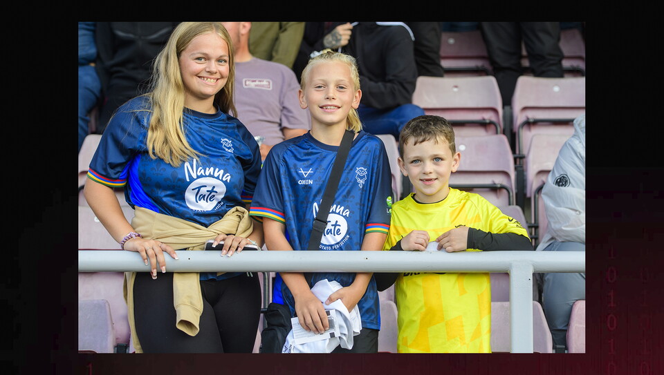 A fan image from City's away win at Northampton Town