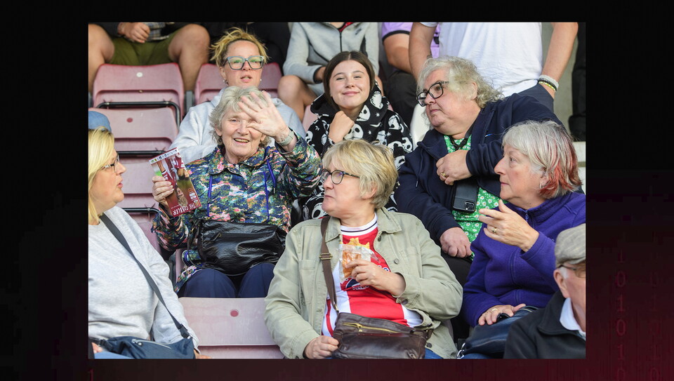 A fan image from City's away win at Northampton Town