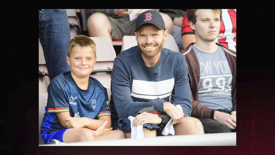 A fan image from City's away win at Northampton Town