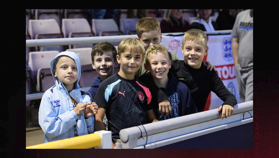 A fan image from City's away win at Northampton Town