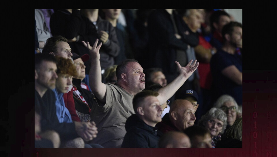 A fan image from City's away win at Northampton Town